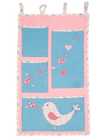 Turquaz Love Bird Hanging Pockets
